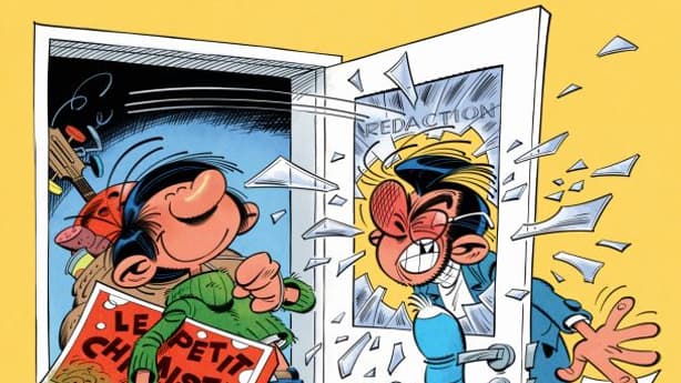 La couverture du prochain Gaston Lagaffe