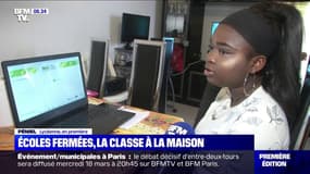 À Crépy-en-Valois, cette lycéenne suit ses cours à distance depuis qu'elle est confinée chez elle