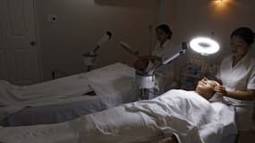 Un institut de beauté (illustration)