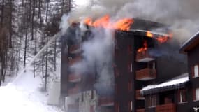 Un important incendie est survenu, ce lundi, dans une grande résidence de tourisme de Val d'Isère.