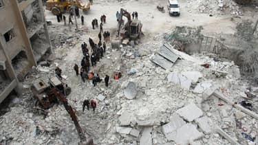 Idleb, en Syrie, le 15 mars 2017