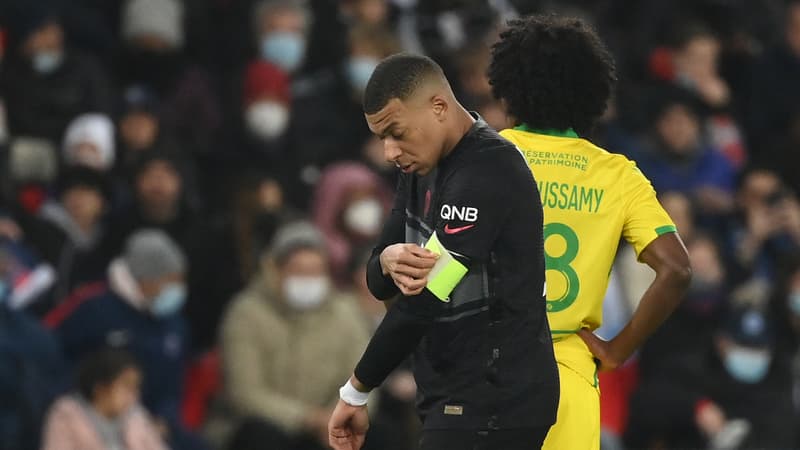 PSG-Nantes: Mbappé pour la première fois capitaine avec Paris