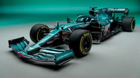 La nouvelle monoplace d'Aston Martin