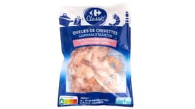 Les queues de crevettes cuites semi décortiquées Carrefour Classic sont rappelées
