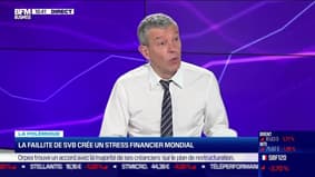 Nicolas Doze : La faillite de SVB crée un stress financier mondial - 13/03