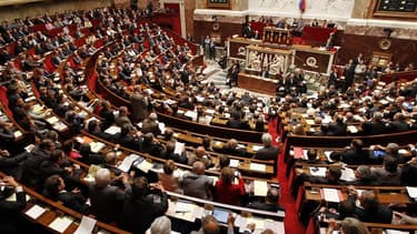 L'hémicycle de l'Assemblée nationale.