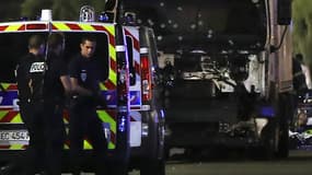 Le camion utilisé lors de l'attentat du 14 juillet 2016 à Nice