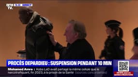 Procès Gérard Depardieu: suspension de l'audience pendant 10 minutes