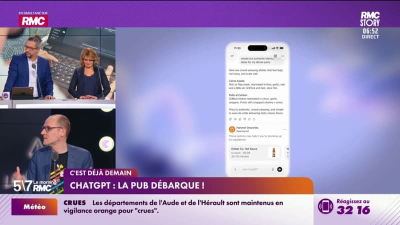 C'est déjà demain - ChatGPT : la publicité débarque !