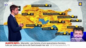 Météo Bouches-du-Rhône: une journée ensoleillée avec des rafales de vent allant jusqu'à 70km/h, 23°C à Marseille