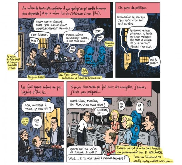 Détail de la BD de Mathieu Sapin "Comédie Française"
Détail de la BD de Mathieu Sapin "Comédie Française"
