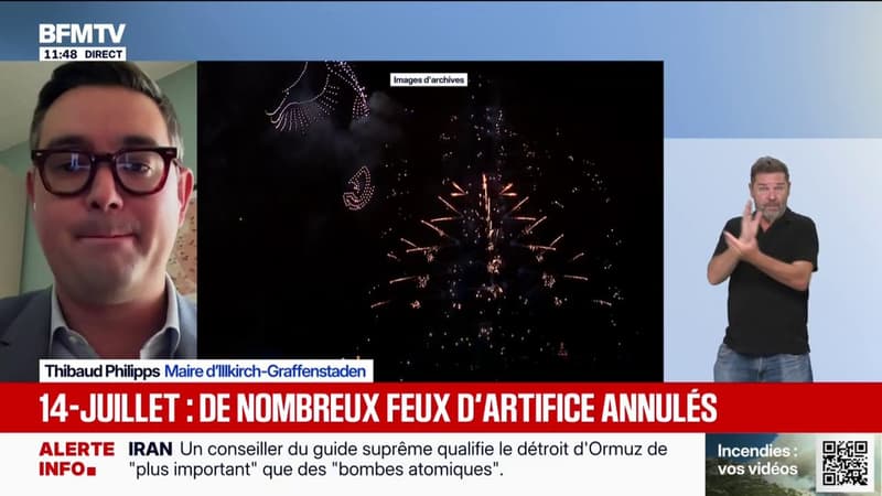 14 juillet: "On a décidé de maintenir les festivités mais d'enlever le feu d'artifice", explique le maire d'Illkirch-Graffenstaden face aux risques d'incendie