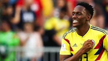 Yerry Mina lors du Mondial 2018