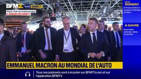 Budget: Emmanuel Macron veut "continuer à réindustrialiser" et "créer des emplois"
