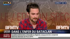 Attaques à Paris: "Ils nous tiraient dessus pendant qu'on essayait de s'enfuir", témoigne un rescapé du Bataclan