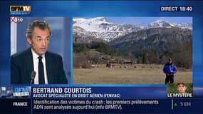 Crash de l'A320 (2/3): "La priorité est d'identifier les corps des victimes", souligne Bertrand Courtois