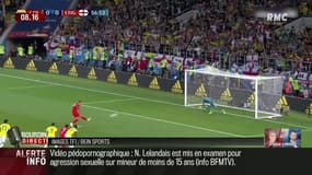"L'Angleterre on fait des attaques rapides, ils ont mis de l'agressivité (...) La bonne nouvelle c'est qu'ils ont trouvé un gardien de but, parce que ces dernières années on se moquait des gardiens anglais"