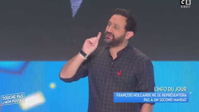 Cyril Hanouna sur le plateau de Touche Pas à Mon Poste