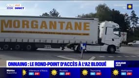 Nord: manifestation ce lundi matin à Onnaing au rond-point d'accès à l'A2