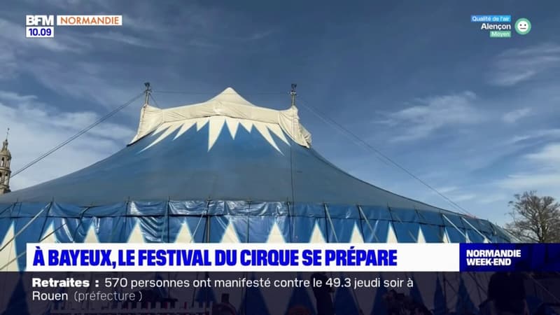 Bayeux: le festival international du cirque se prépare à ouvrir ses portes