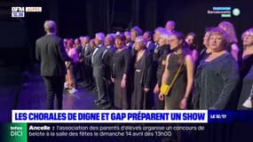 Alpes du Sud: les chorales de Digne-les-Bains et Gap répètent avant un grand show à l'américaine