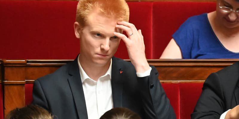 Adrien Quatennens à l'Assemblée nationale en 2019.