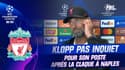 Liverpool : Klopp pas préoccupé pour son poste après la claque à Naples