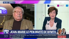 Jean-Marie Le Pen face à Ruth Elkrief