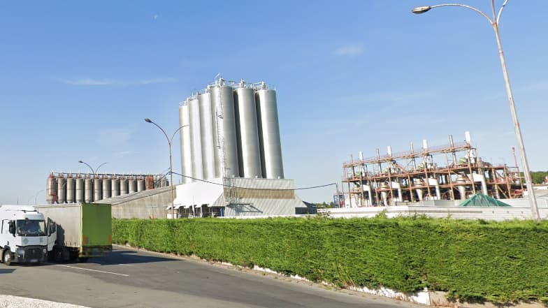 L'usine Maxam à Mazingarbe