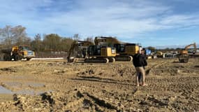 Le chantier de l'A69 entre Castres et Toulouse