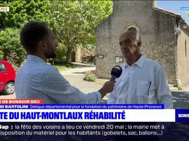 Haut-Montlaux: Bernard Bartolini de la fondation du patrimoine revient sur la rénovation du site