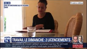 "J'étais comme un torchon, comme si je n'existais pas." Après 18 ans passés chez Cora, elle a été licenciée pour avoir refusé de travailler le dimanche