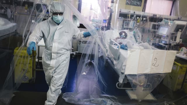 Image d'illustration - Hôpital de Levallois-Perret le 9 avril 2020