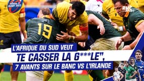 Sept avants sur le banc... "L'Afrique du Sud veut casser la gueule (à l'Irlande)" s'amuse Dorian