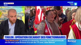 Toulon: une opération escargot menée par les fonctionnaires, des perturbations à prévoir