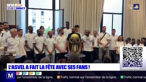 L'ASVEL Lyon-Villeurbanne s'offre un moment festif avec ses fans avant la reprise du championnat