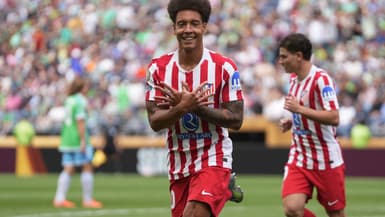 Axel Witsel avec l'Atlético de Madrid face aux Seattle Sounders à la Coupe du monde des clubs