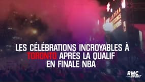 Basket : Les célébrations incroyables à Toronto après la qualif en finale NBA  