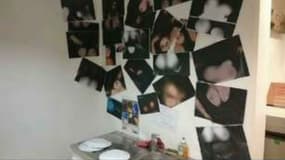 Une photo prise dans le local des organisateurs du week-end d'intégration: épinglées au mur, des photocopies de poitrines d'étudiantes. 