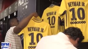 "Maillot jaune, Neymar", menu classique.