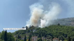 1000 m2 de végétation brûlés par un incendie à Bar-sur-Loup, dans les Alpes-Maritimes