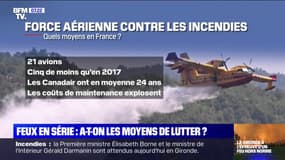 Incendies: pourquoi notre force aérienne est mise à mal