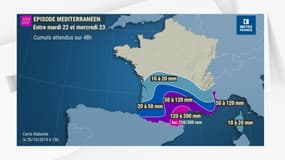 On attend 120 à 200 ml voire jusqu’à 250/300 ml en 48 heures sur le Languedoc-Roussillon
