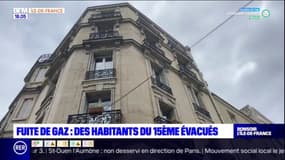Paris: des habitants du 15e arrondissement évacués après une fuite de gaz