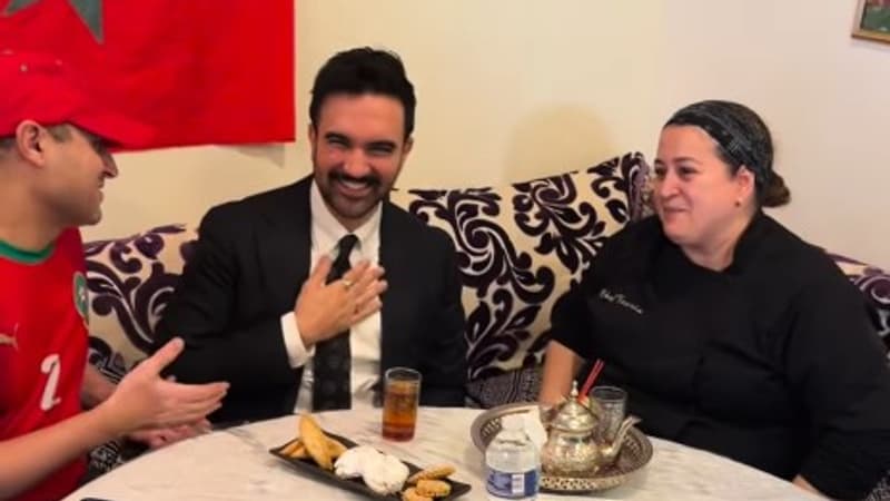 CAN 2025: quand le nouveau maire de New York Zohran Mamdani se rend dans un restaurant marocain pour voir le match d'ouverture des Lions de l'Atlas