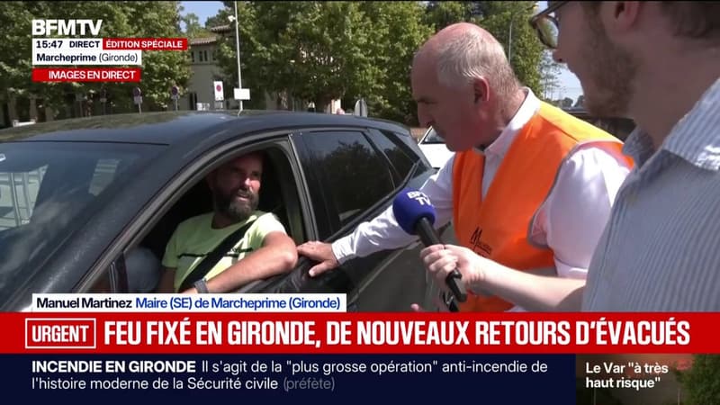 "Content de revenir": les habitants de Marcheprime (Gironde) regagnent progressivement leur commune