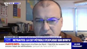 "Ce qu'on souhaite c'est le retrait de la réforme des retraites, et non pas se mettre en grève": la CGT pétrole s'explique sur BFMTV