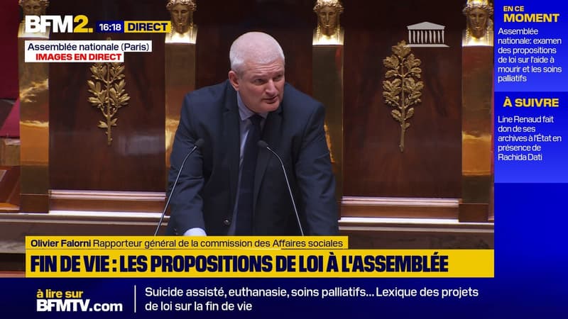 Proposition de loi sur l'aide à mourir: Olivier Falorni défend un texte 