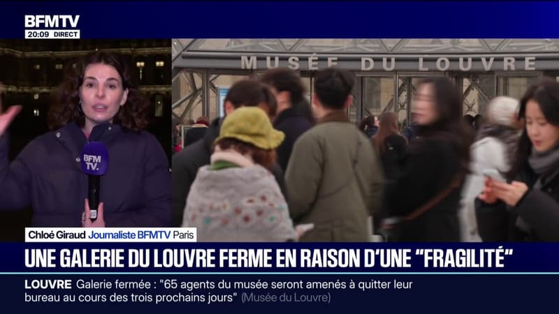 La galerie Campana du musée du Louvre a été fermée au public en raison d'une "fragilité" de l'édifice