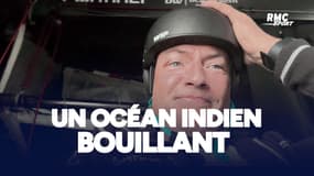 Vendée Globe : Attanasio, avec le casque dans la lessiveuse de l'Océan Indien